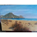 Средна картина масло на платно, Испания - 3796